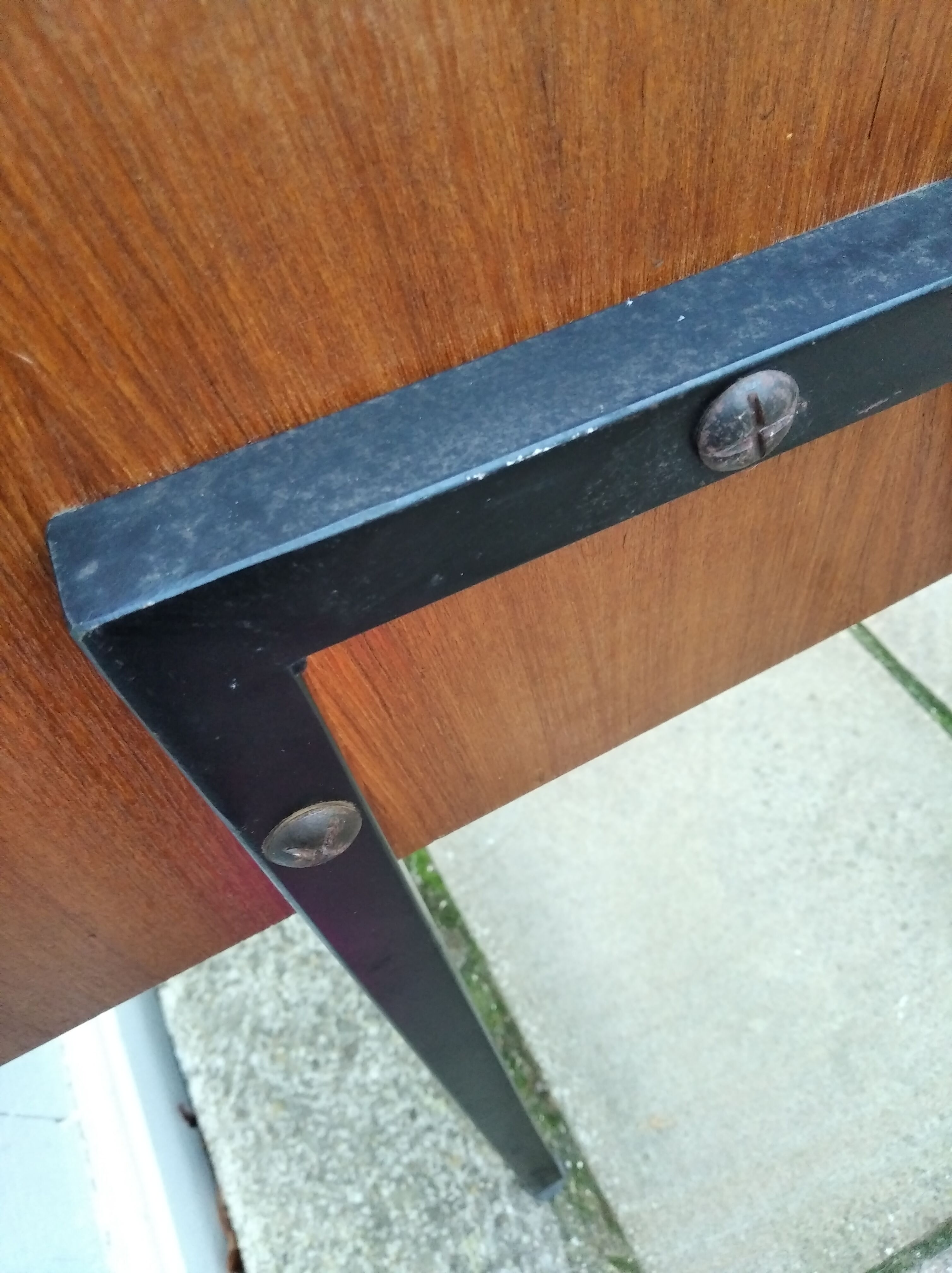 Scandinavian vintage console 1950