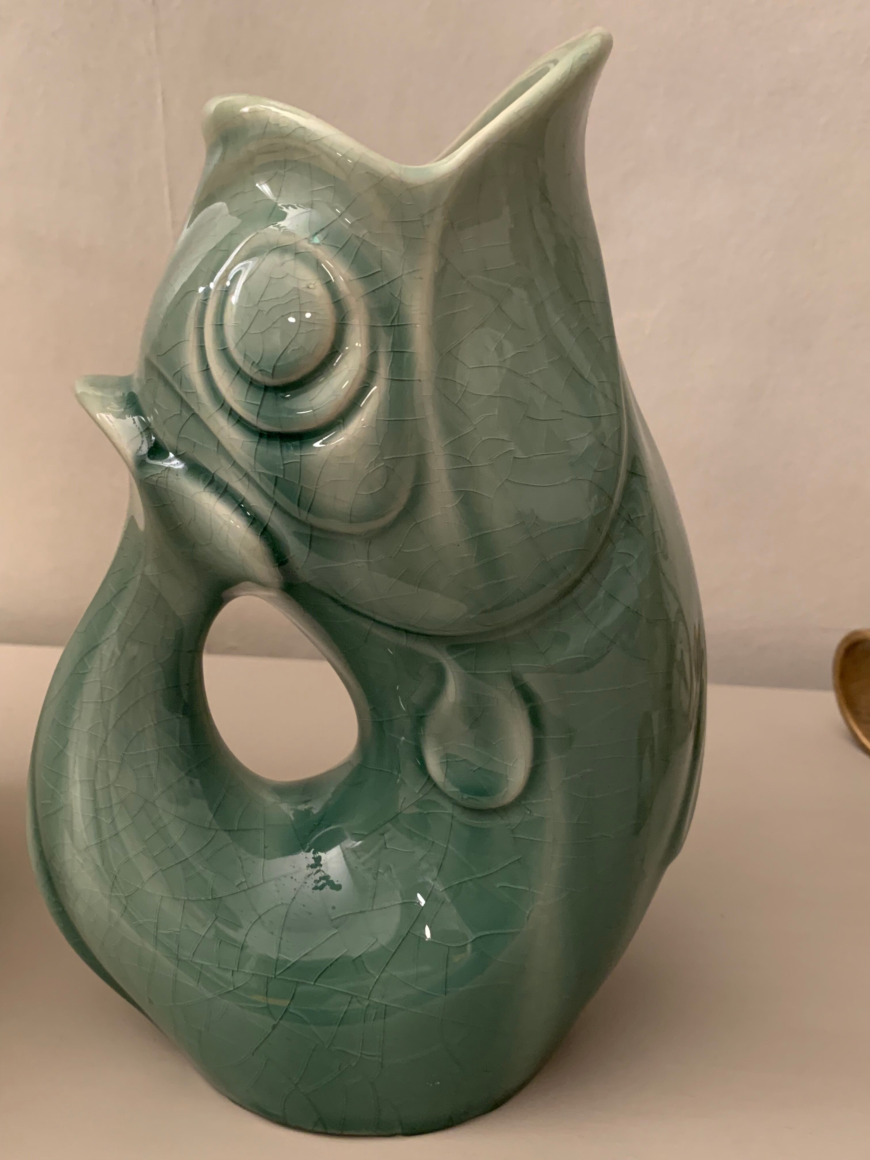Ceramic fish vase