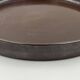 Brown ceramic tray