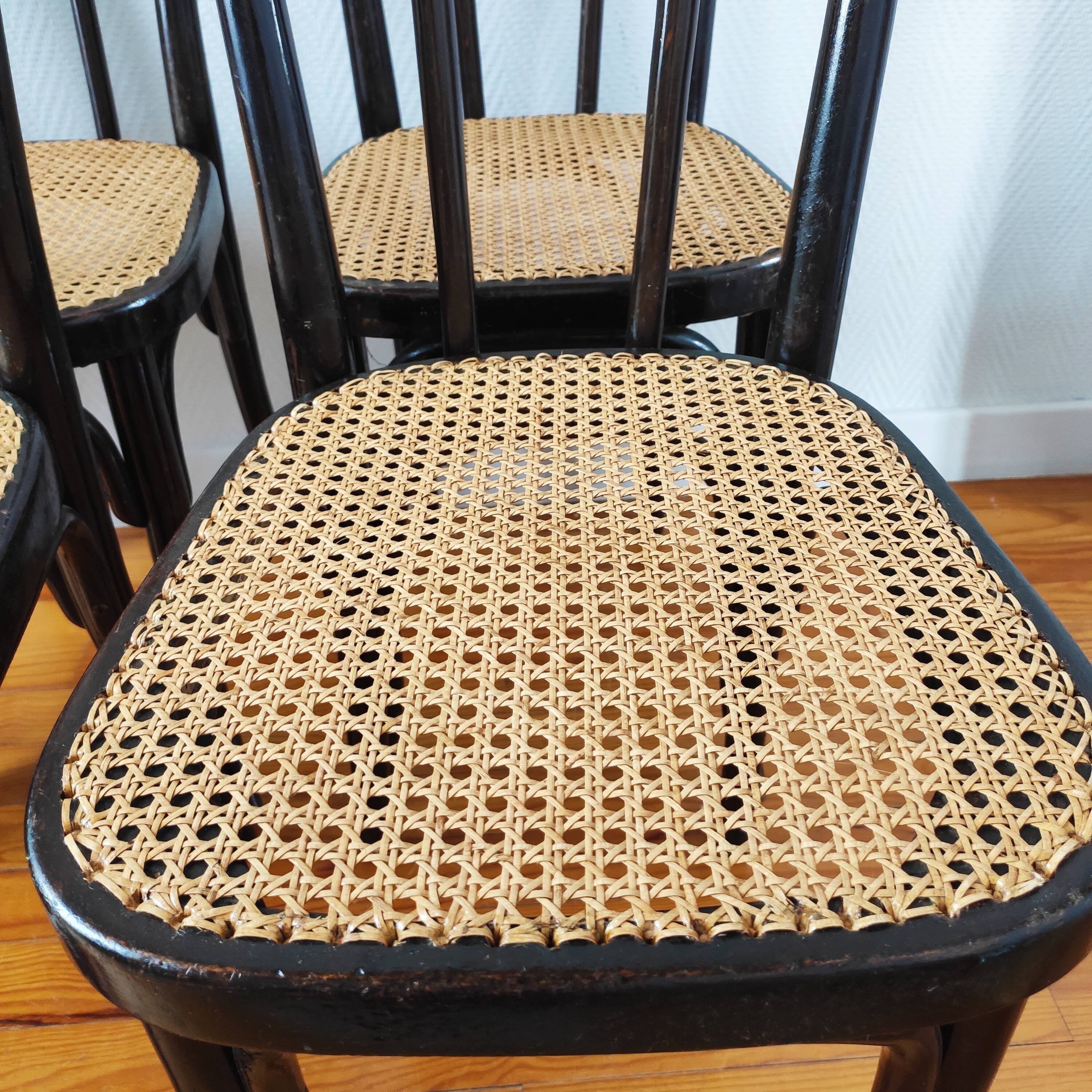 Thonet N°56 new cane chairs