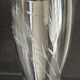 Champagne flutes in cut crystal