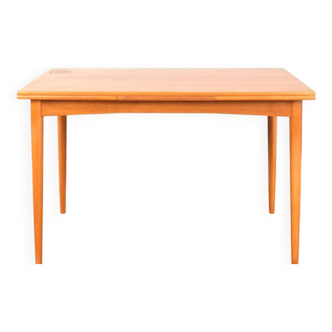 Mid-Century Danish Teak Extendable Dining Table, 1960s.