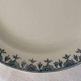 Round dish Terre de Fer navy blue L G model Doullens
