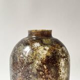 Unique piece 'art cs' handmade - glass vase, circa 1970