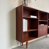 Big vintage Danish bookcase teak