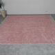 Custom traditional Beni Ouarain rug in handmade pink, 2/3 m.