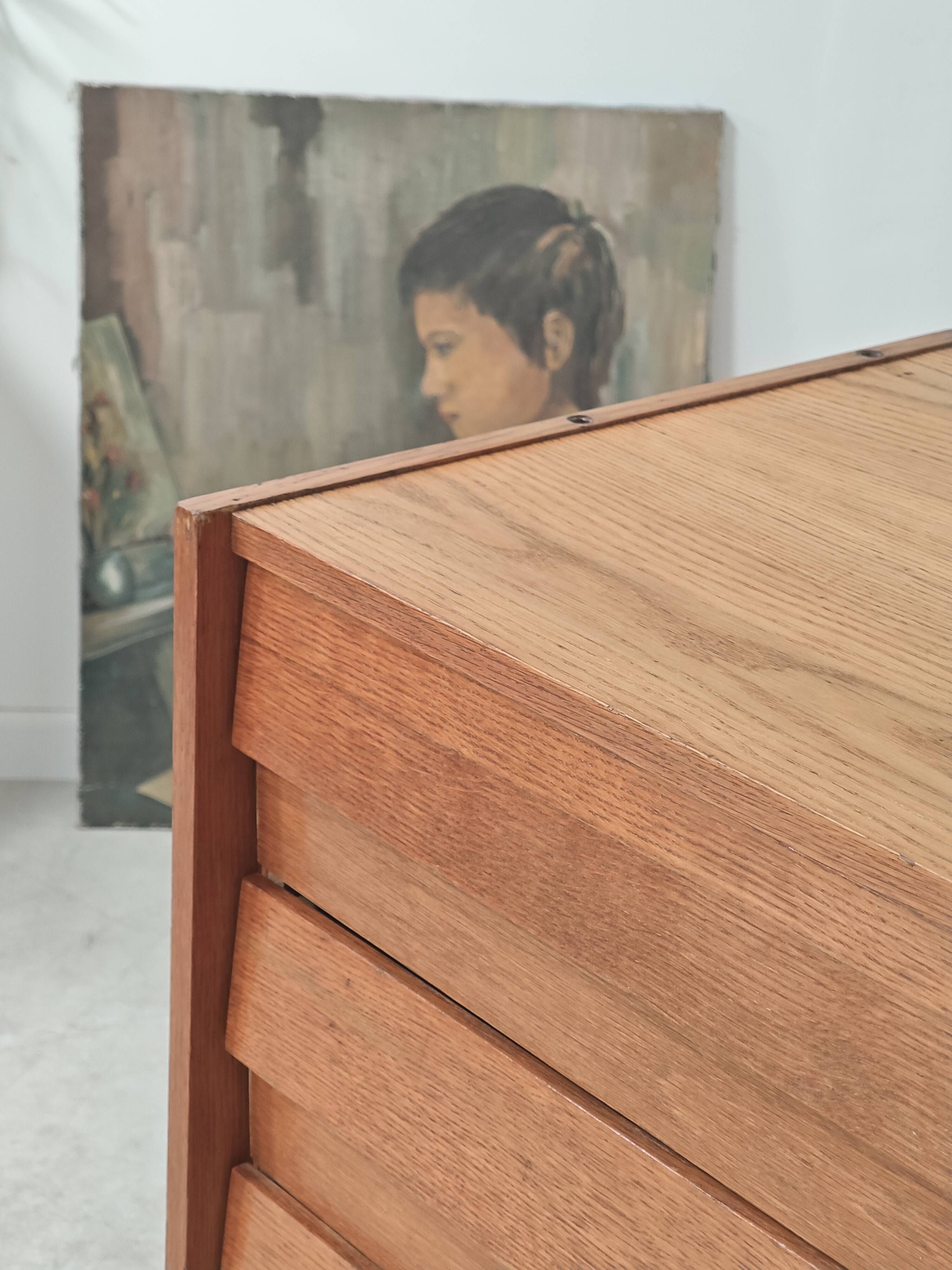 Commode U 453 bois par Jiri Jiroutek pour Interier Praha 1960
