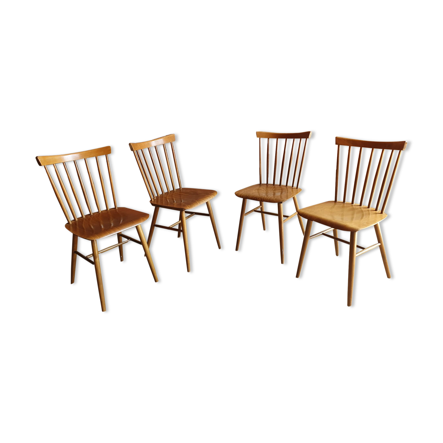 4 bistro chairs 1960