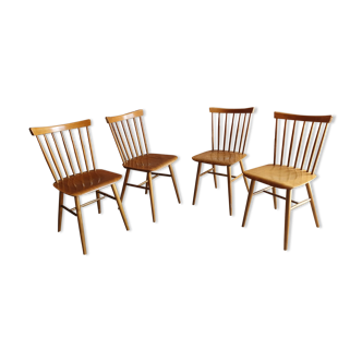 4 bistro chairs 1960
