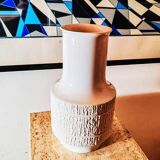 1970s Op Art Porcelain Vase by Richard Scharrer for Thomas, Germany.