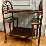 Rattan bar/serving table