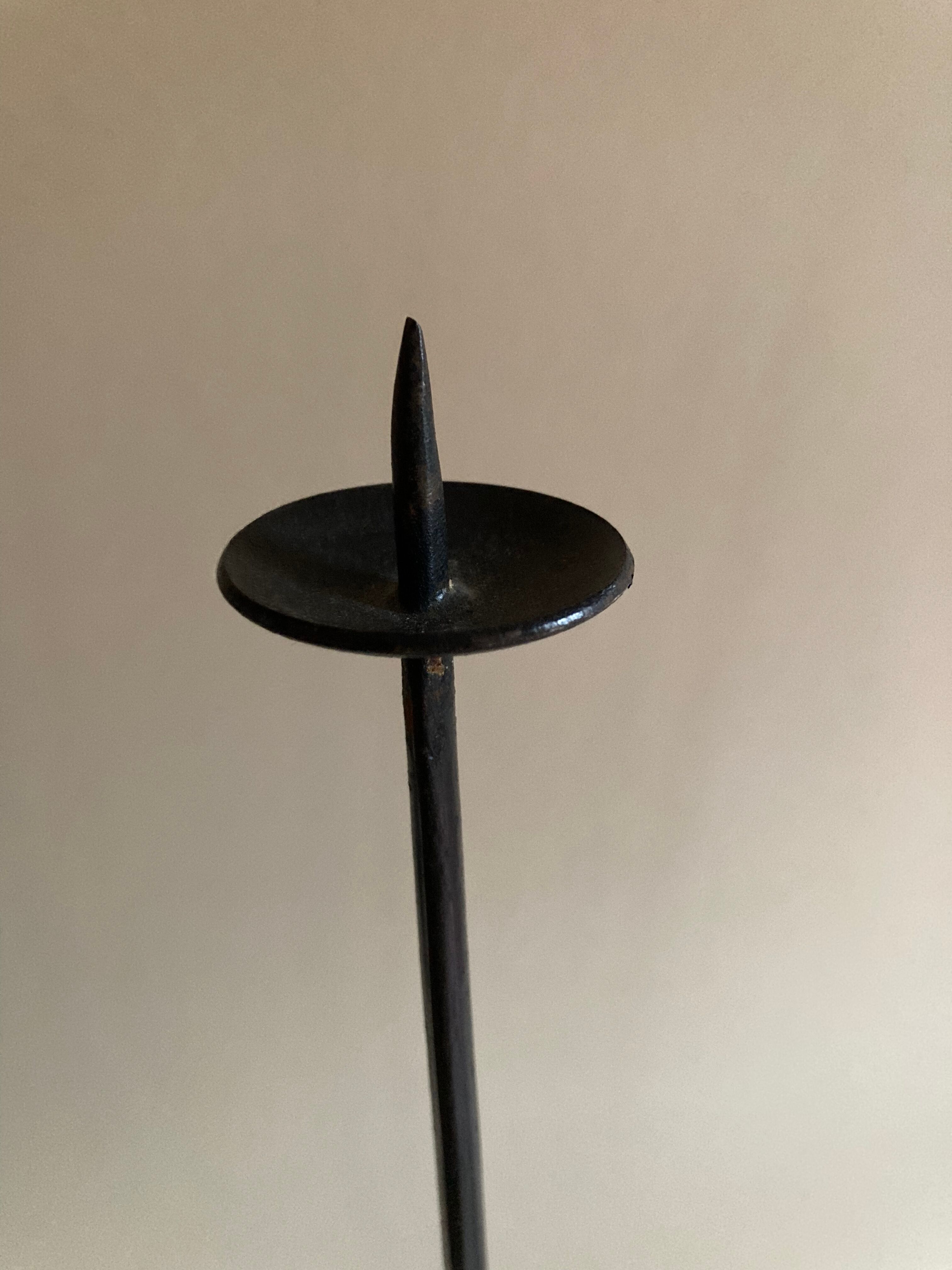 Metal candlesticks
