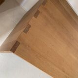 Contemporary solid oak desk