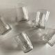 Set of shots crystal cups baccarat scale around 1900