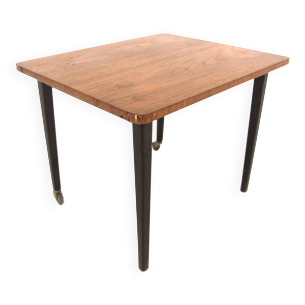 Table d'appoint scandinave en teck, Suède, 1950