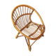Armchair shell child rattan