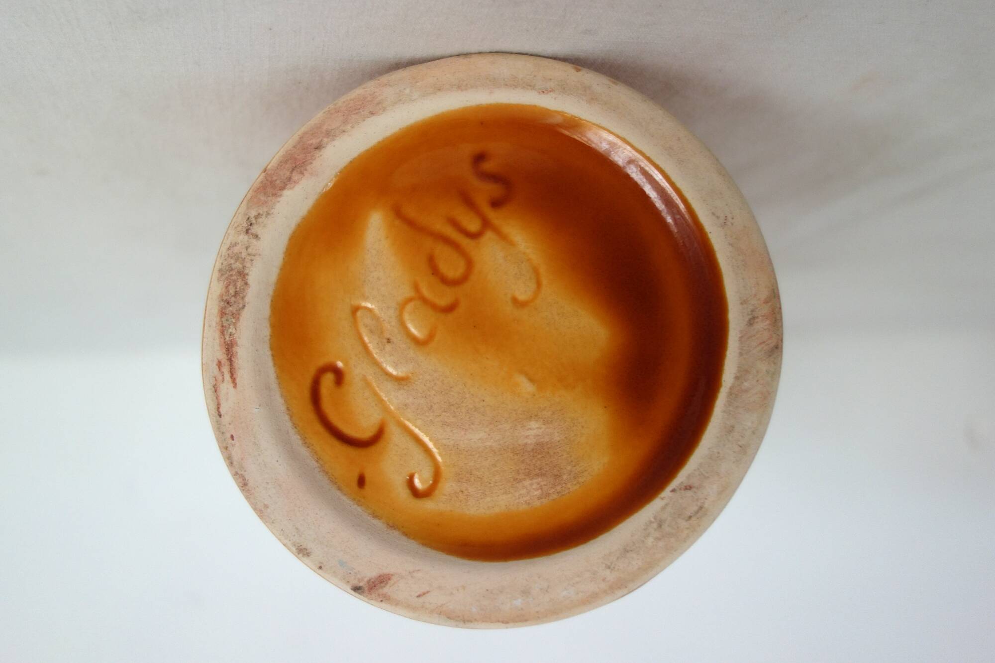 Vintage orangeade service signed Claude Paci, Vallauris, 1970s