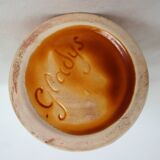 Vintage orangeade service signed Claude Paci, Vallauris, 1970s