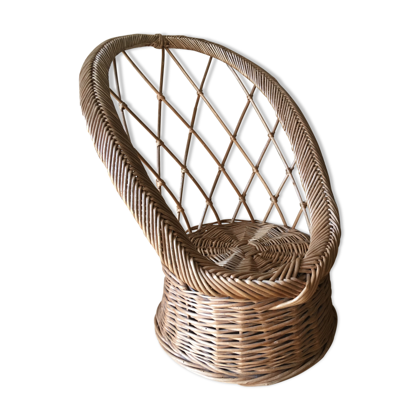 Child armchair rattan