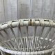 Fauteuil en rotin vintage