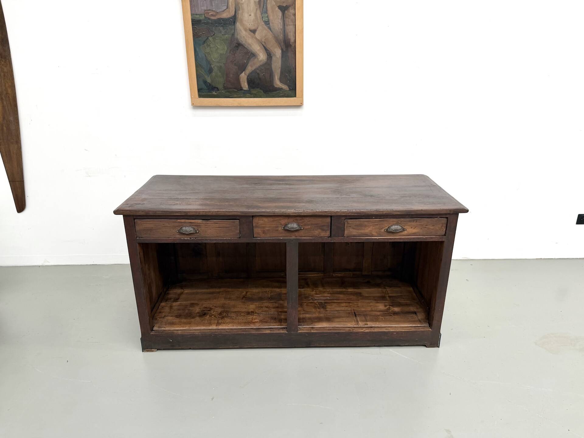 Solid Walnut Trade Counter