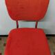 Set of 4 vintage 60s moumoute fabric chairs