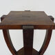 Sharness, wooden Art Deco plant holder, feet in an arc. Art Deco era