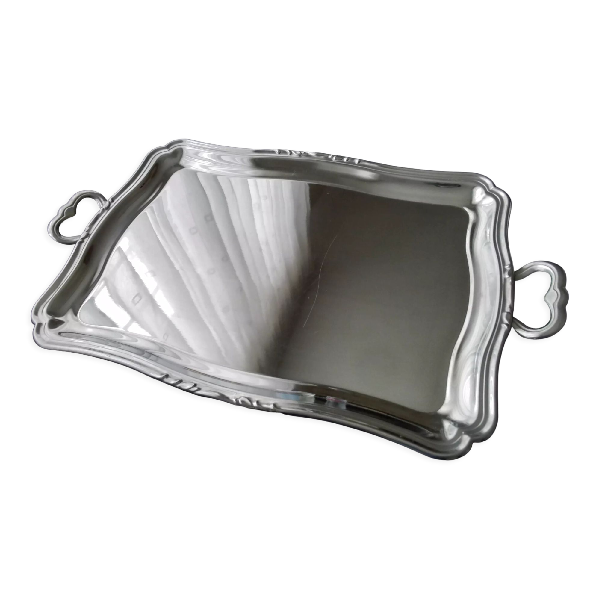 Stainless steel serving tray