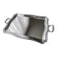 Stainless steel serving tray