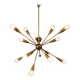 Lustre Sputnik 16 arms in brass – Vintage design from the 1960s
