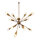 Lustre Sputnik 16 arms in brass – Vintage design from the 1960s