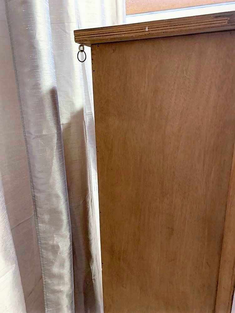 Louis XV style corner showcase