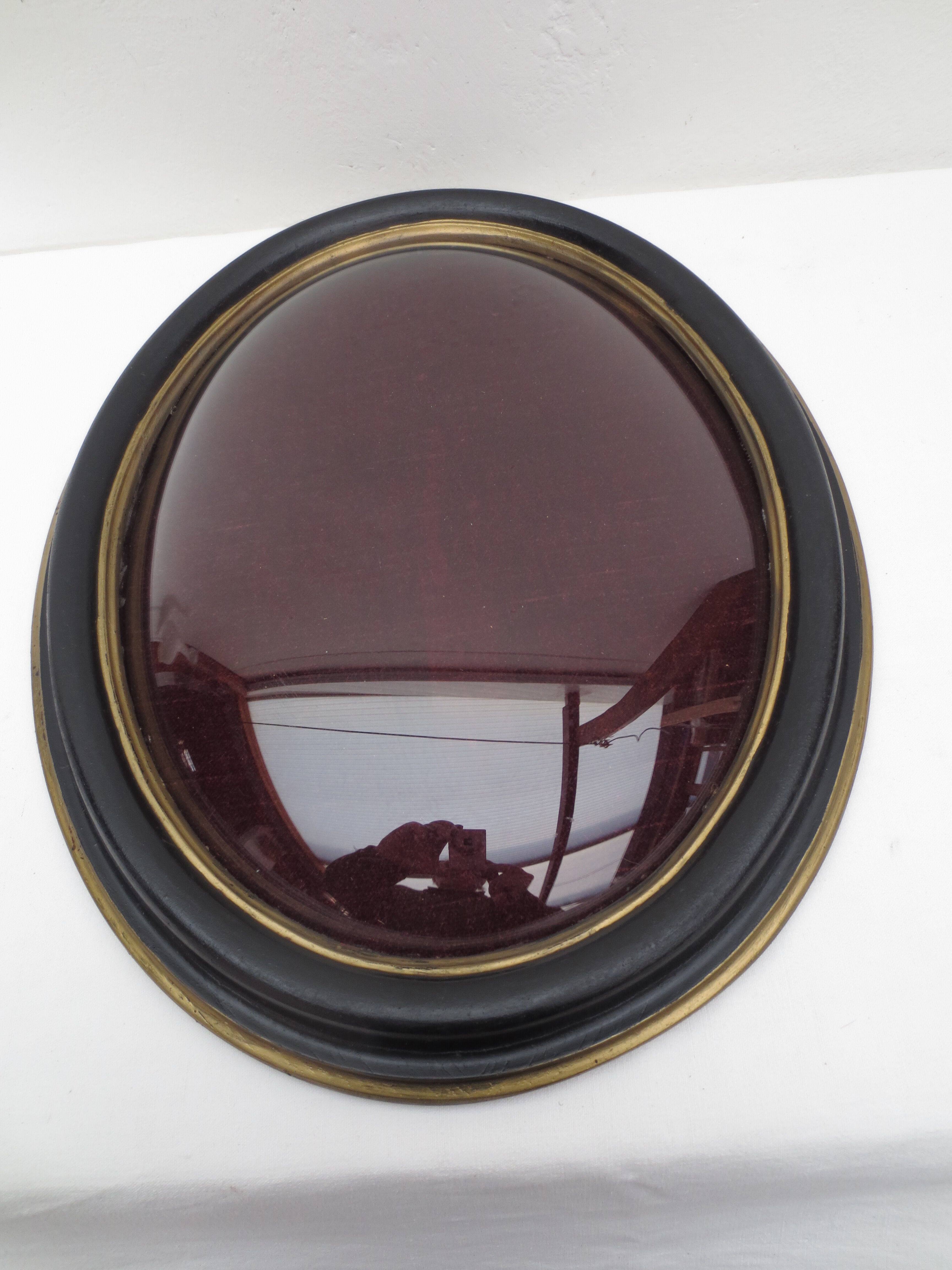 Napoleon III bulging oval frame