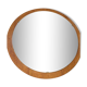 Miroir rond en bois vintage