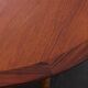 Circular dining table in rosewood, model 'PJ 2-5' by Grete Jalk