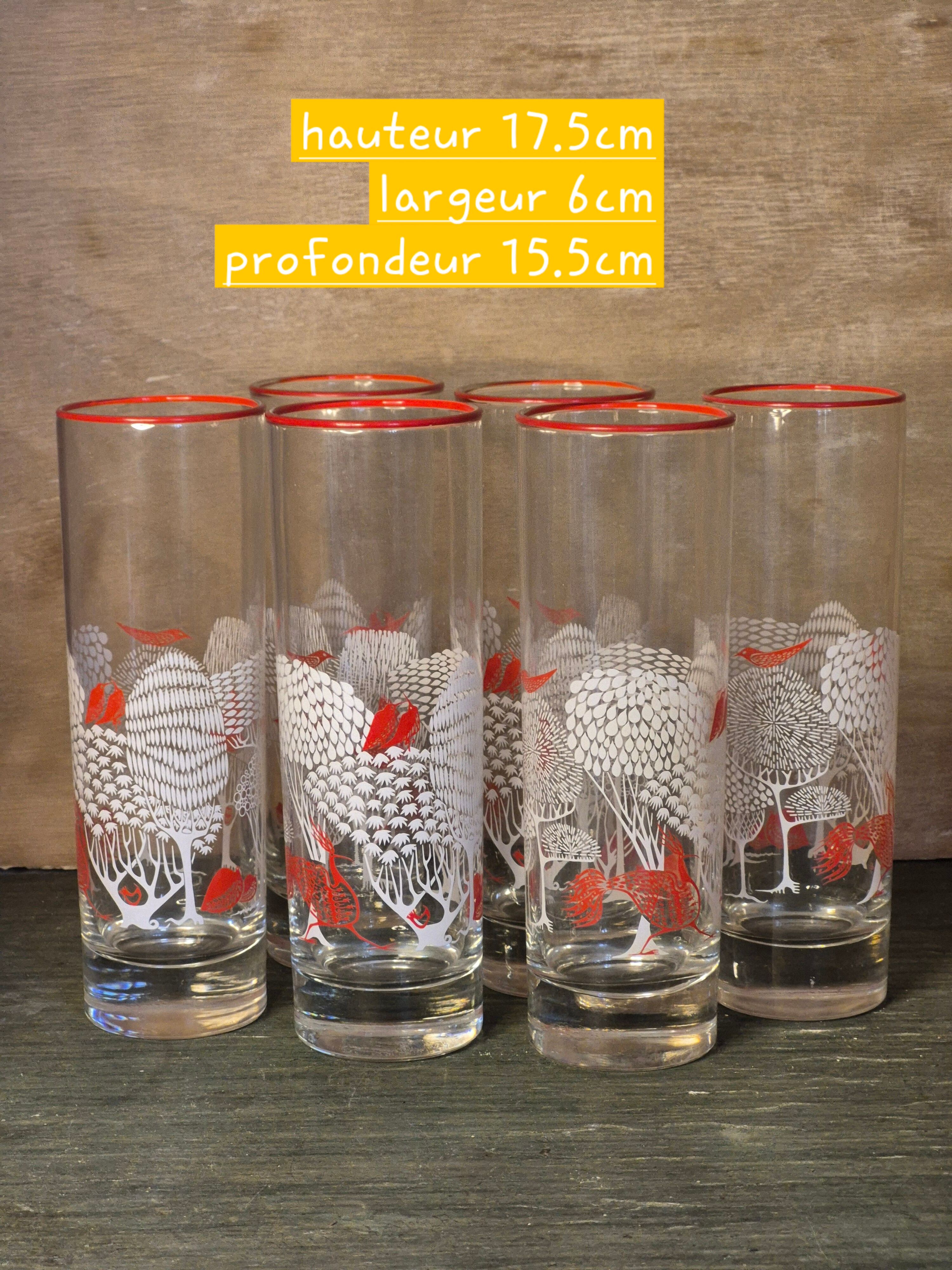 Verres vintage