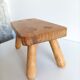 Stool footrest vintage plant holder