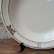 Round hollow serving dish in Salins earthenware model Nénuphar 28.5cm