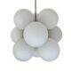 Space Age Sputnik Chandelier with 8 Glass Globes from 1960s