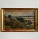 Oil on canvas representing Plounéour-Trez by Georges Levreau early 20th century