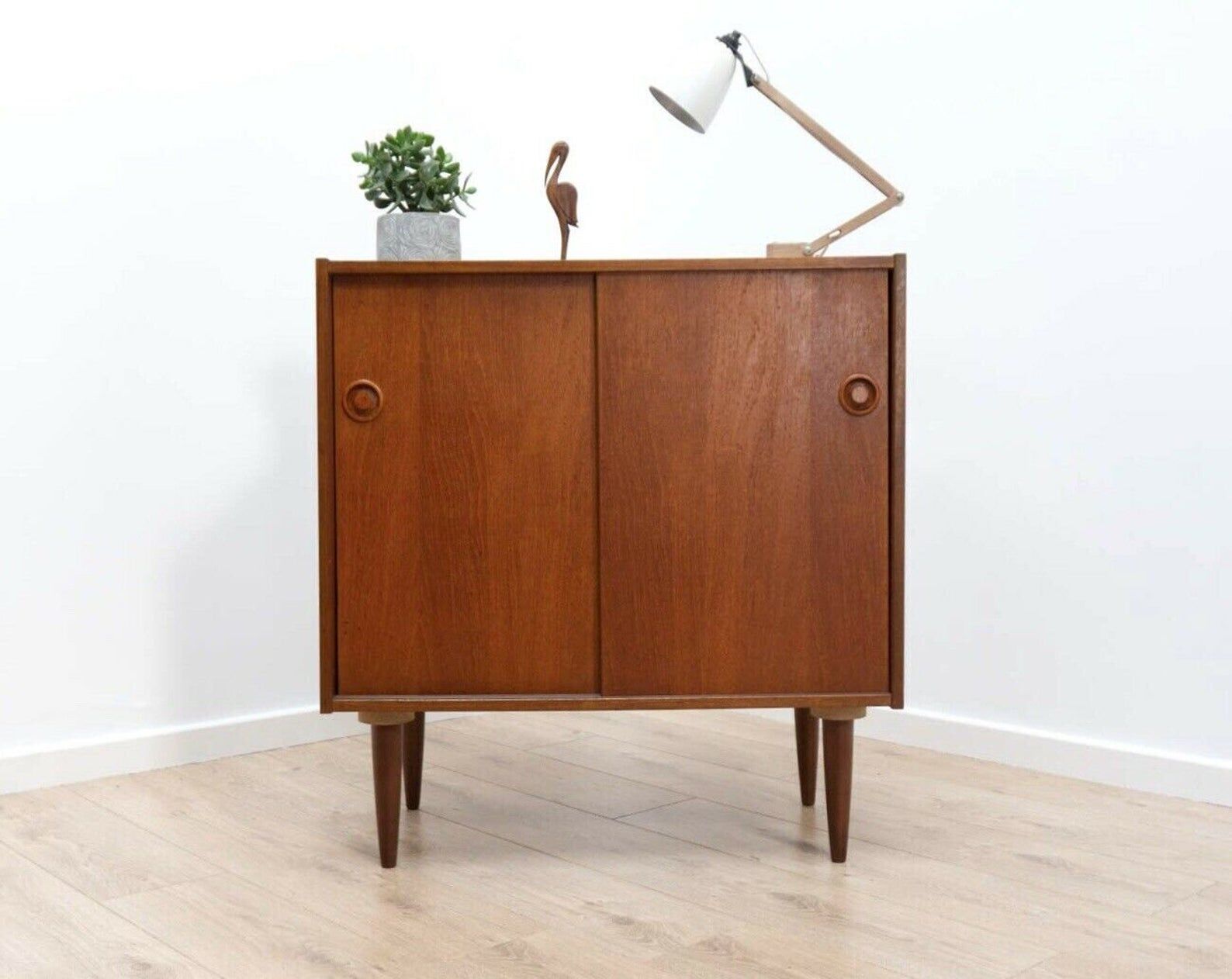 Stylish Mid Century Danish Teak Small Sideboard Storage Unit 1960’s