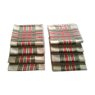 8 towels Basque style