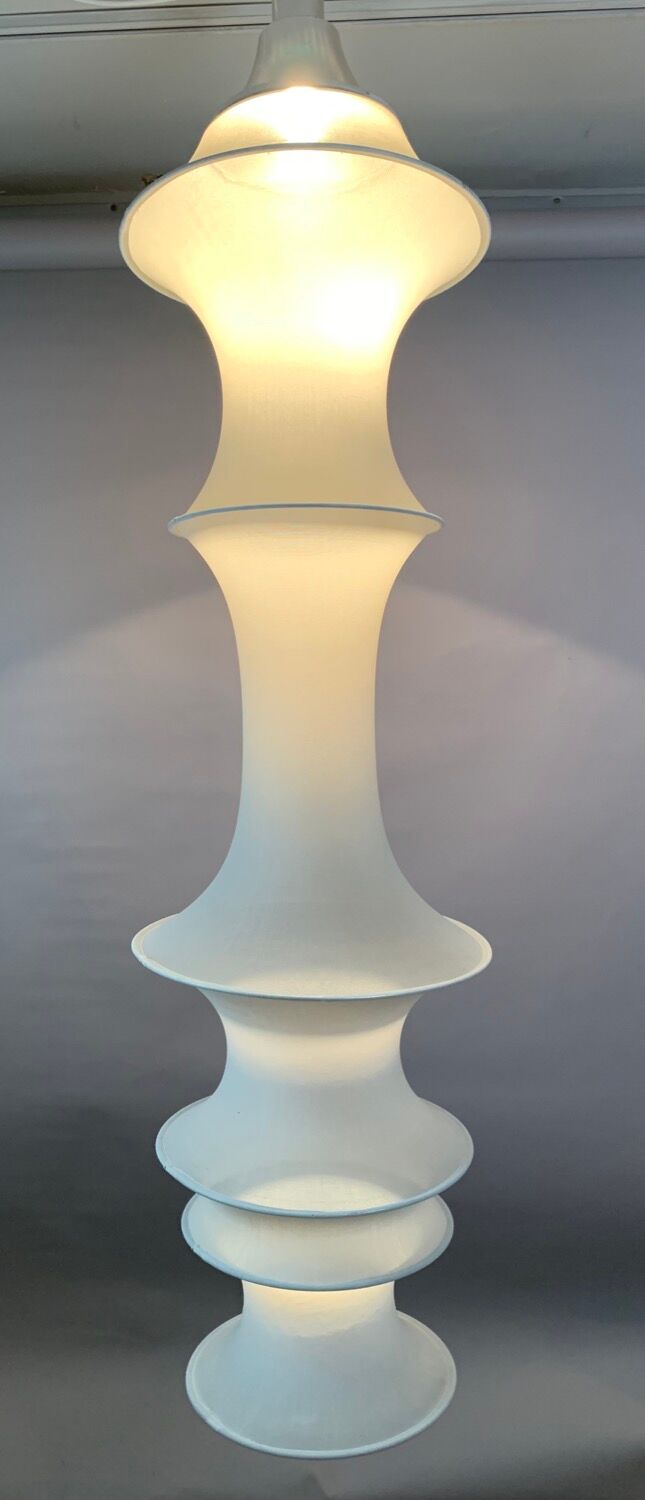 1960s Italian Danese Milano Falkland Pendant Lamp