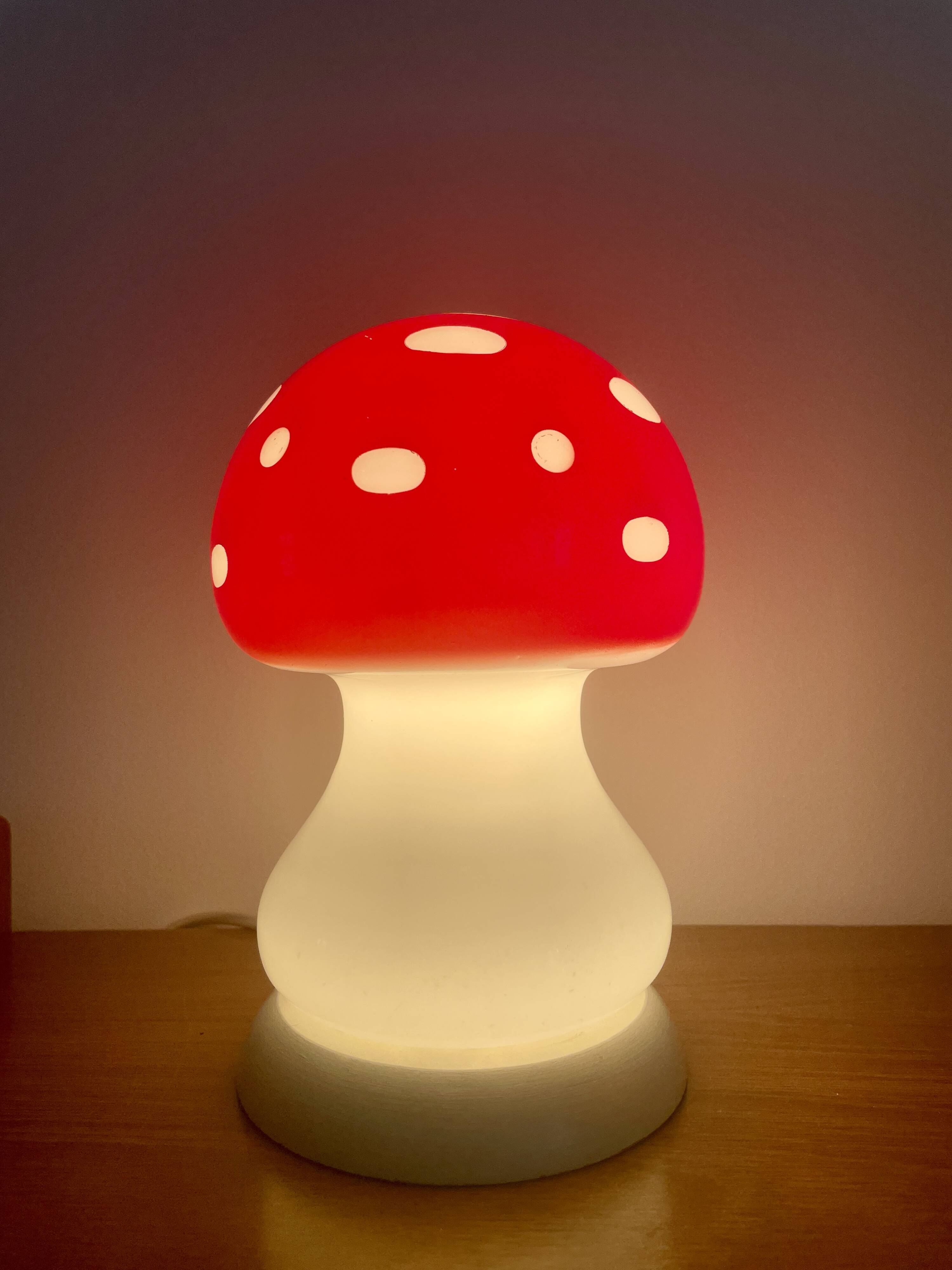 Vintage mushroom lamp