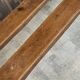 Pair of solid oak farmhouse benches 214cm for rustic table 1950