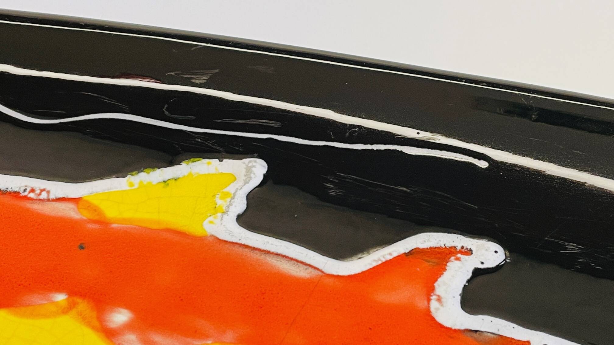 Xl plate niderviller earthenware factory france vintage