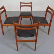 Danish Teak Dining Chairs from Vamo Mobelfabrik, 1960s, Set of 4