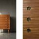 Commode haute en teck vintage danois moderne du milieu du siècle