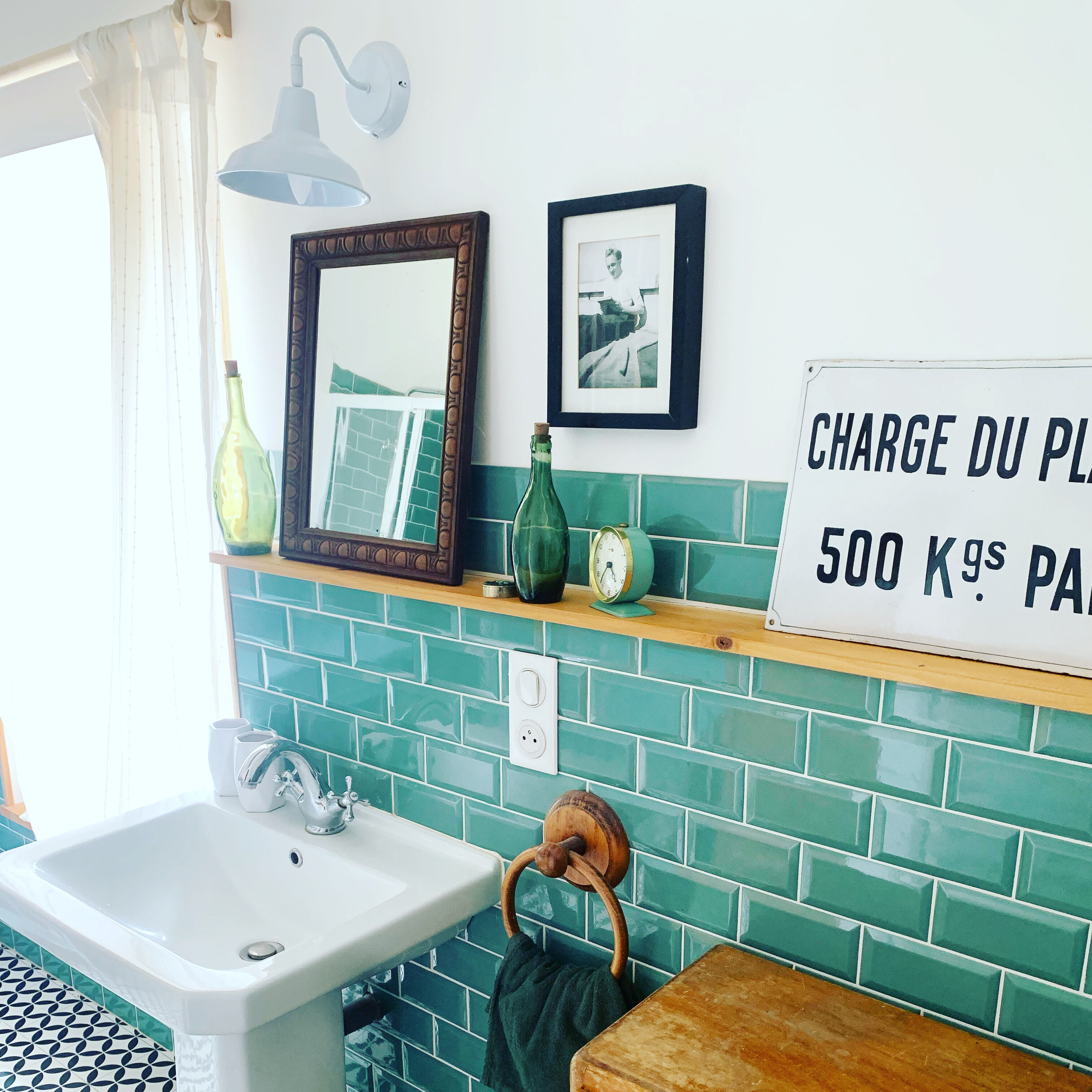 Vintage art deco mirror