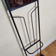 Coat rack cloakroom with mirror, 6 hooks 50s